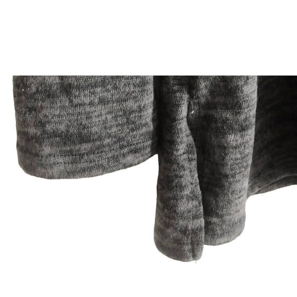 Forgotten Grace Brushed Hacci Pullover Tunic Top Sz medium in Dark Charcoal NWT - Picture 5 of 6
